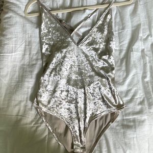 Velvet bodysuit